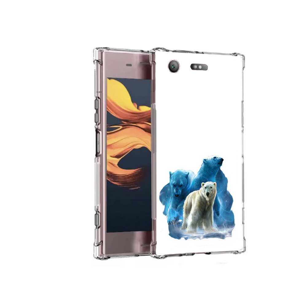 

Чехол MyPads Tocco для Sony Xperia XZ1 Compact полярный медведь (PT91855.237.549), Прозрачный, Tocco