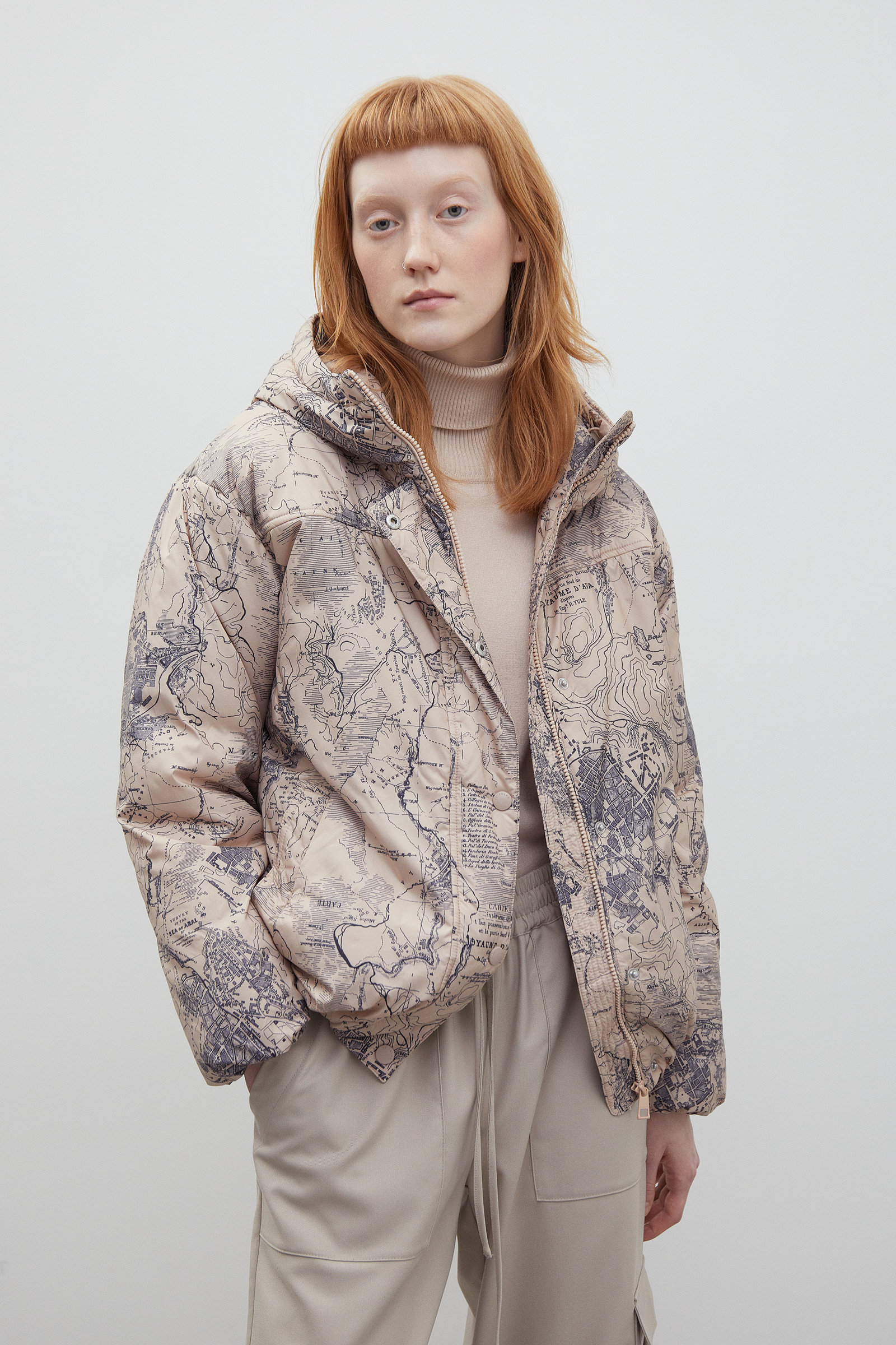 

Куртка женская Finn Flare FBD11030 бежевая XS, Бежевый, FBD11030