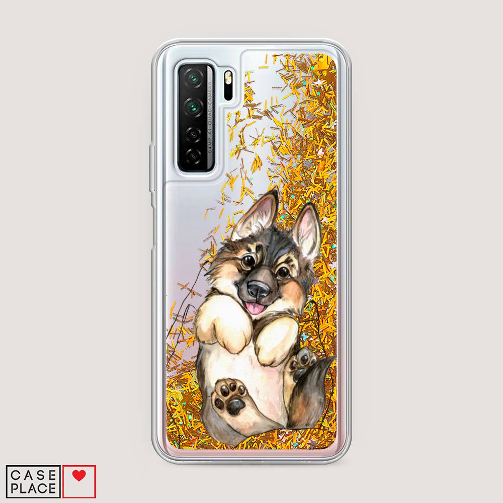 

Чехол Awog на Huawei P40 lite 5G "Овчарка в ладошках", Серый;бежевый;белый, 6103090-1