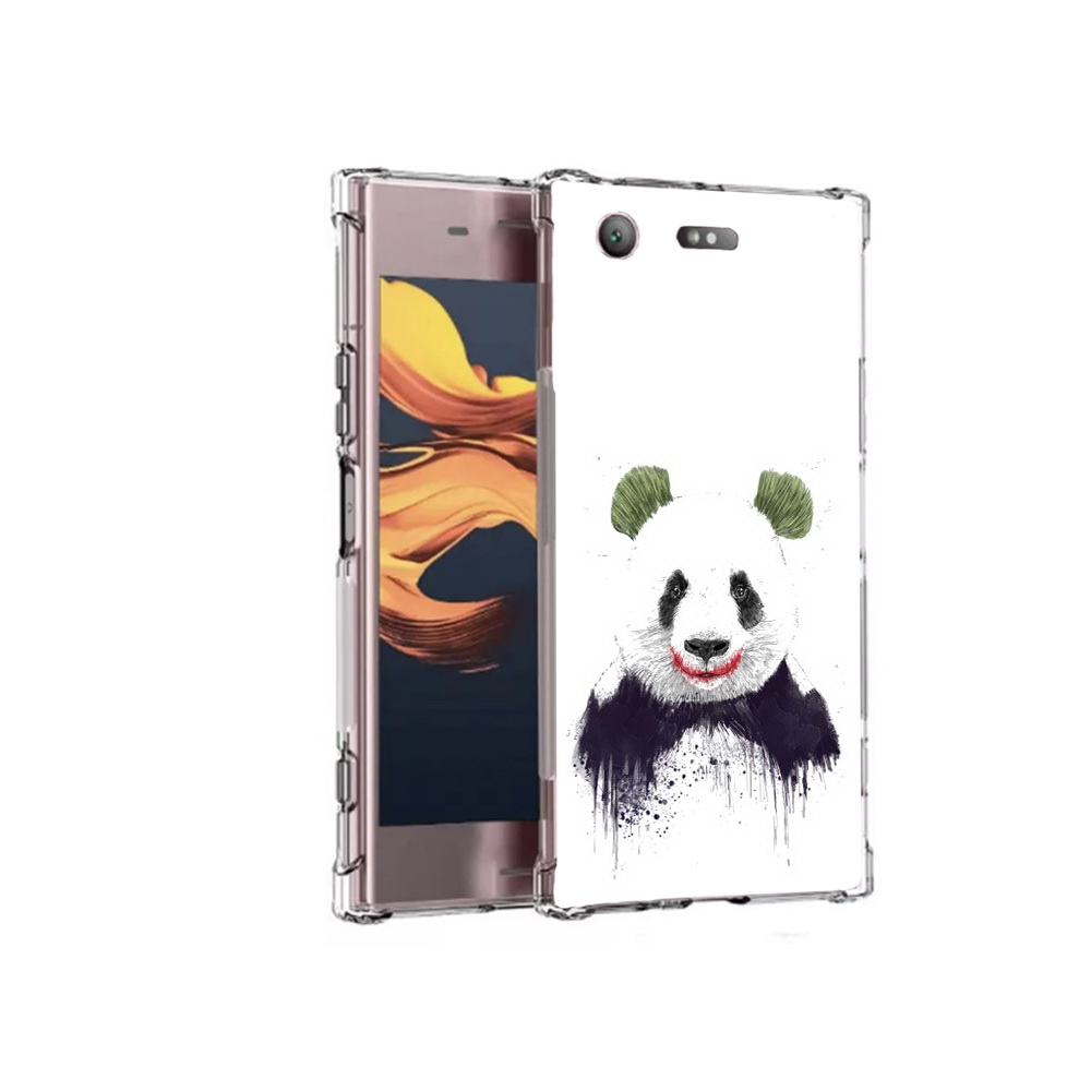 

Чехол MyPads Tocco для Sony Xperia XZ1 Compact панда джокер (PT91855.237.533), Прозрачный, Tocco