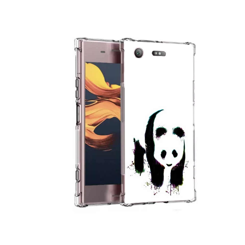 

Чехол MyPads Tocco для Sony Xperia XZ1 Compact панда в акварели (PT91855.237.532), Прозрачный, Tocco