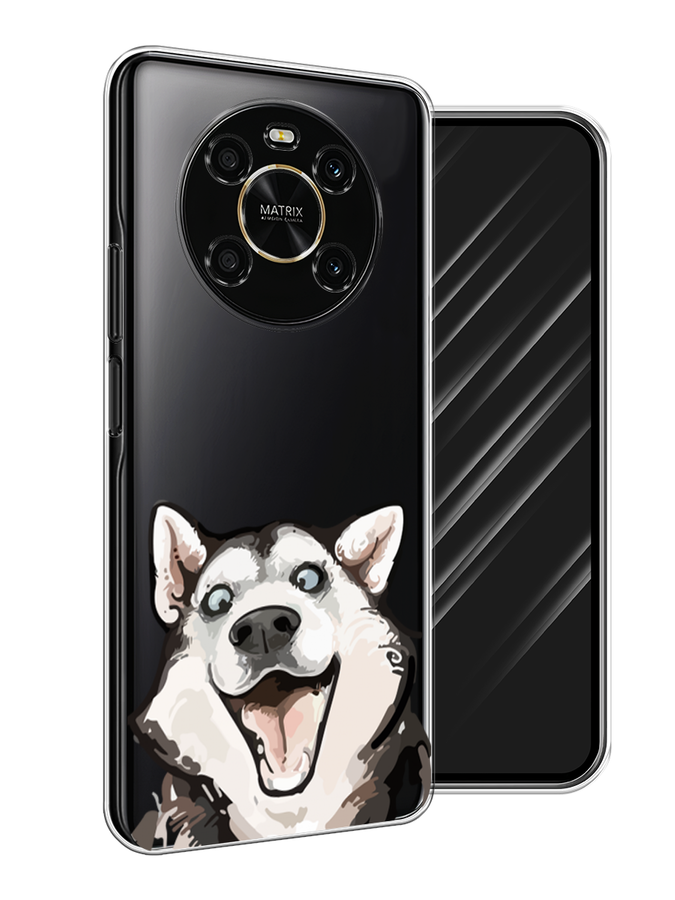 

Чехол Awog на Honor X9 4G/Magic4 Lite 4G "Радостный хаски", Разноцветный, 6108150-1