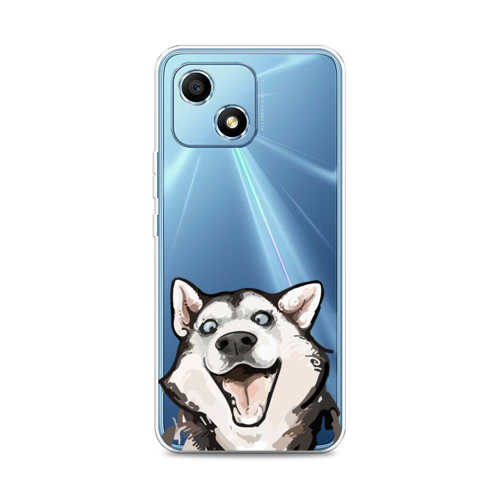 Чехол Awog на Honor Play 30 Радостный хаски