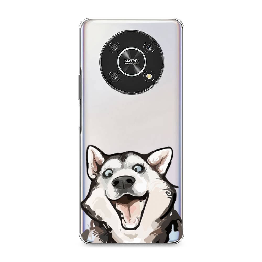 

Чехол Awog на Honor X9 4G/Magic4 Lite 4G "Радостный хаски", Разноцветный, 6108650-1