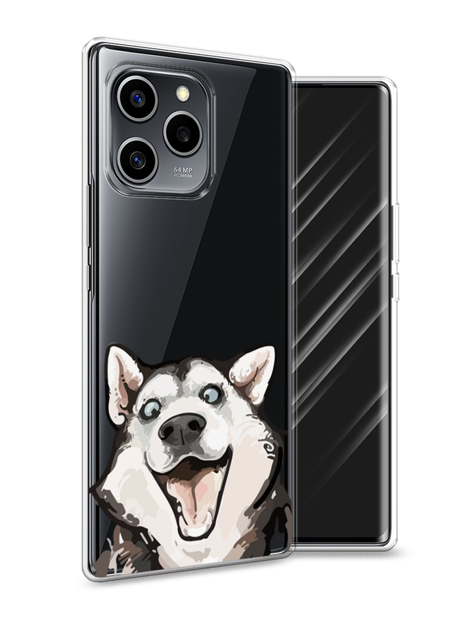 

Чехол Awog на Honor 60 SE "Радостный хаски", Разноцветный, 6108050-1