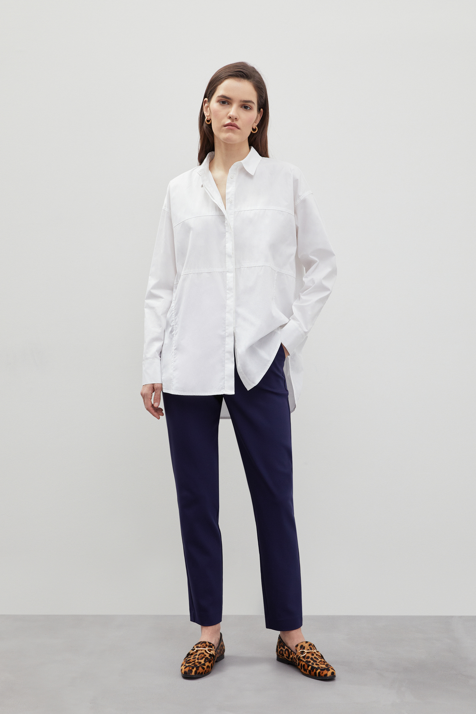 

Брюки женские Finn Flare FBD110235 синие 2XL, FBD110235
