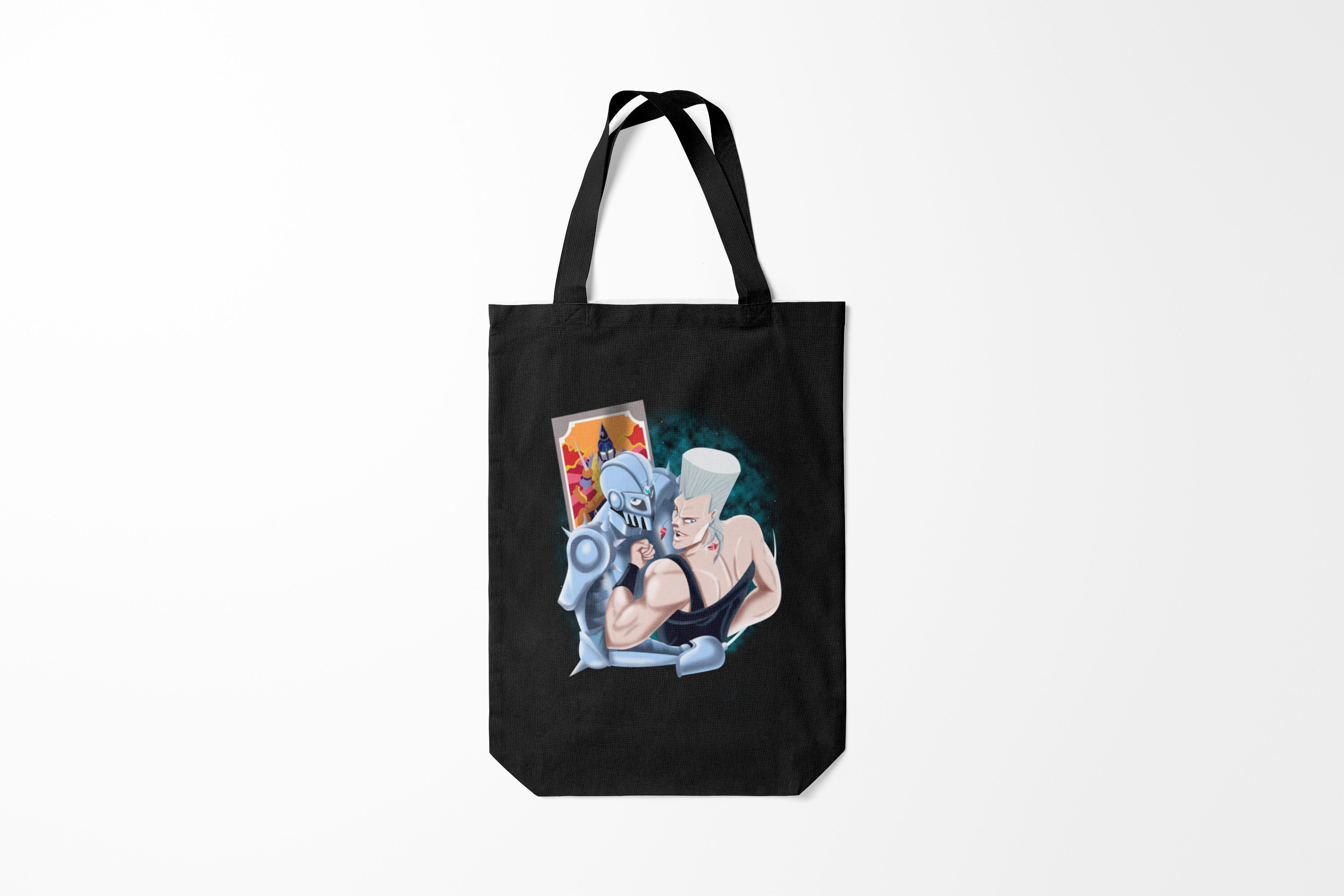 

Сумка шoппер унисекс Burnettie JoJo Bizarre Adventure, фиолетовый; зеленый, JoJo Bizarre Adventure