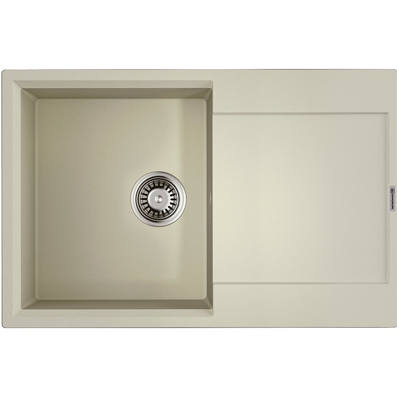 

Кухонная мойка Omoikiri Daisen 78T 4993524 Эверест, Бежевый, Daisen с крылом