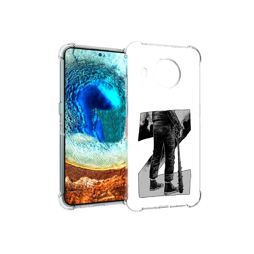 

Чехол MyPads Tocco для Nokia X20 воин черно белый (PT159436.101.265), Tocco