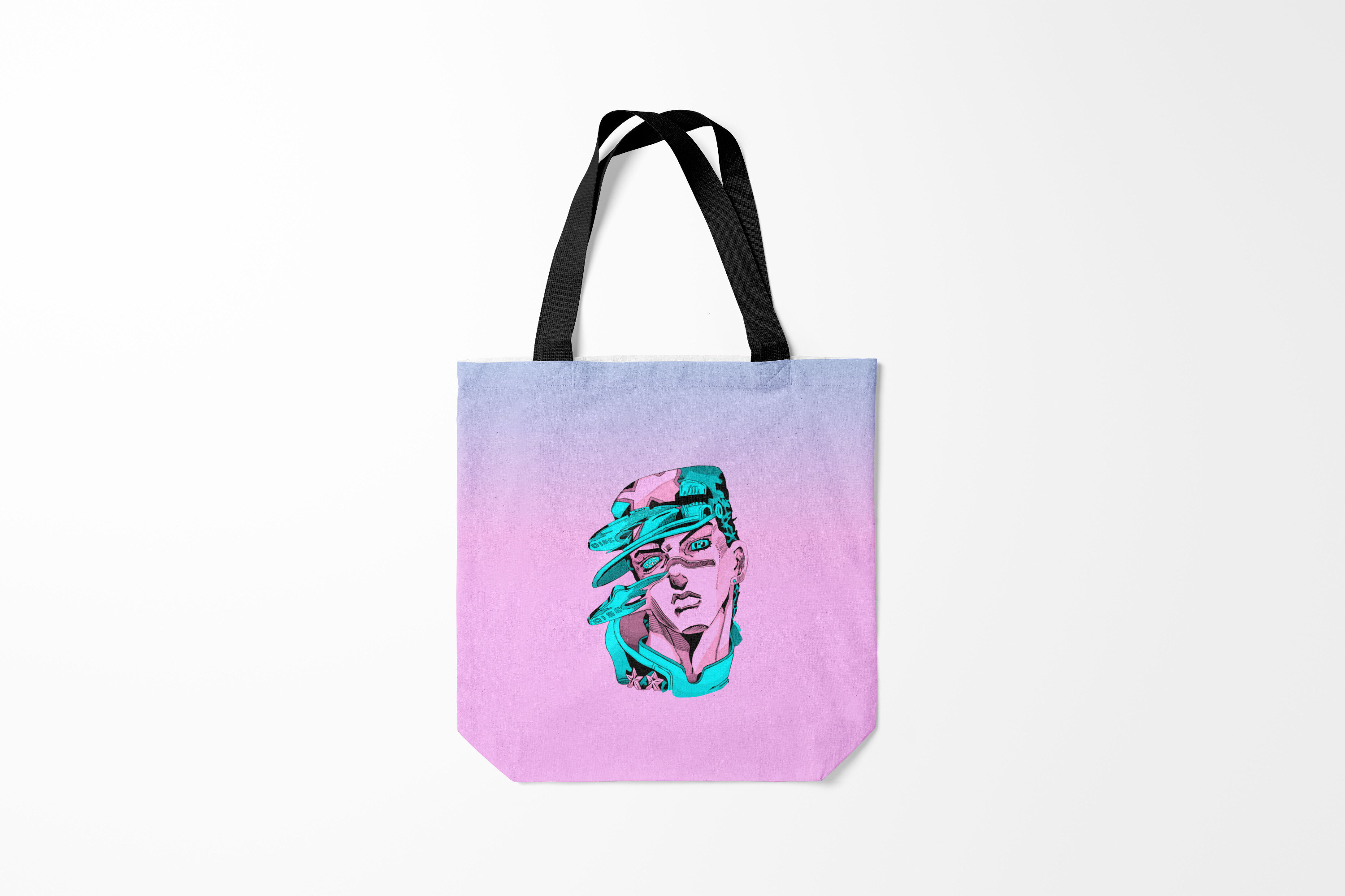 

Сумка шoппер унисекс Burnettie JoJo Bizarre Adventure Джо минимал, черный, JoJo Bizarre Adventure Джо минимал