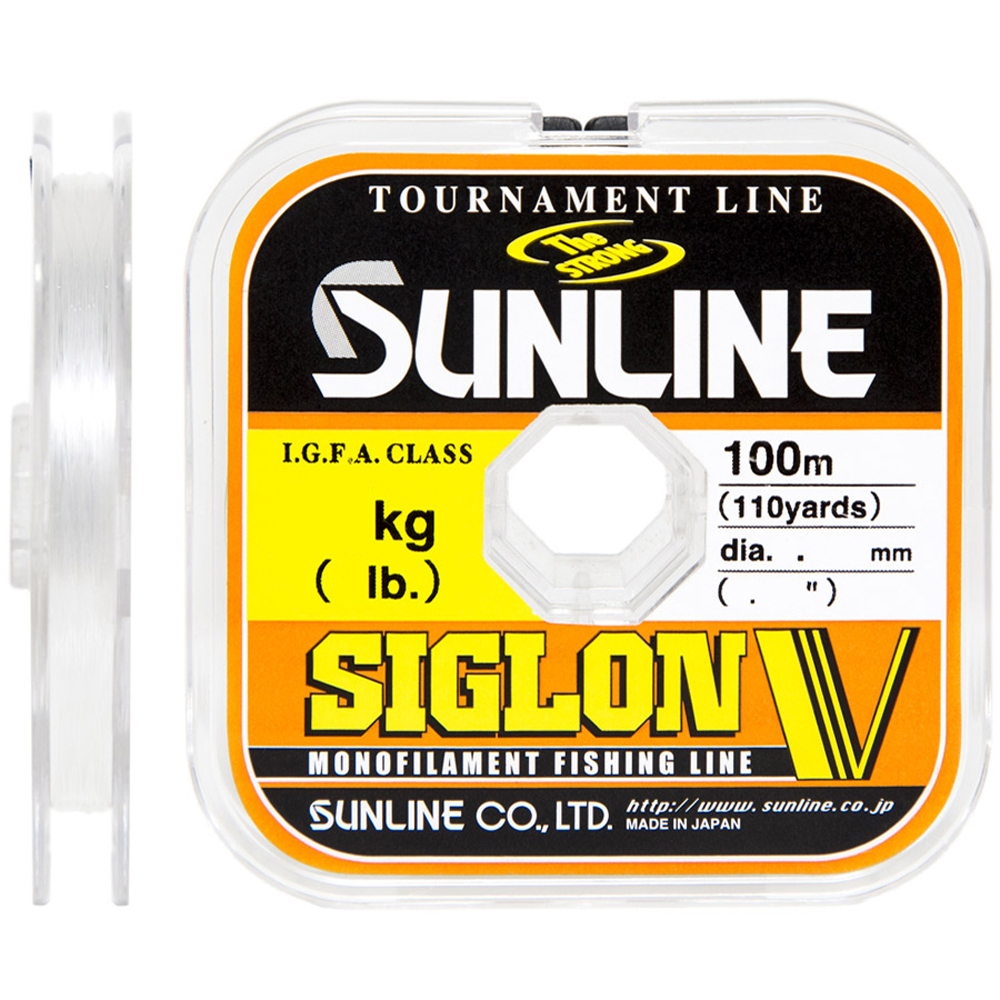 

Леска Sunline Siglon V NEW 100м x10 0.148mm, Прозрачный, Леска Siglon V NEW 100м x10