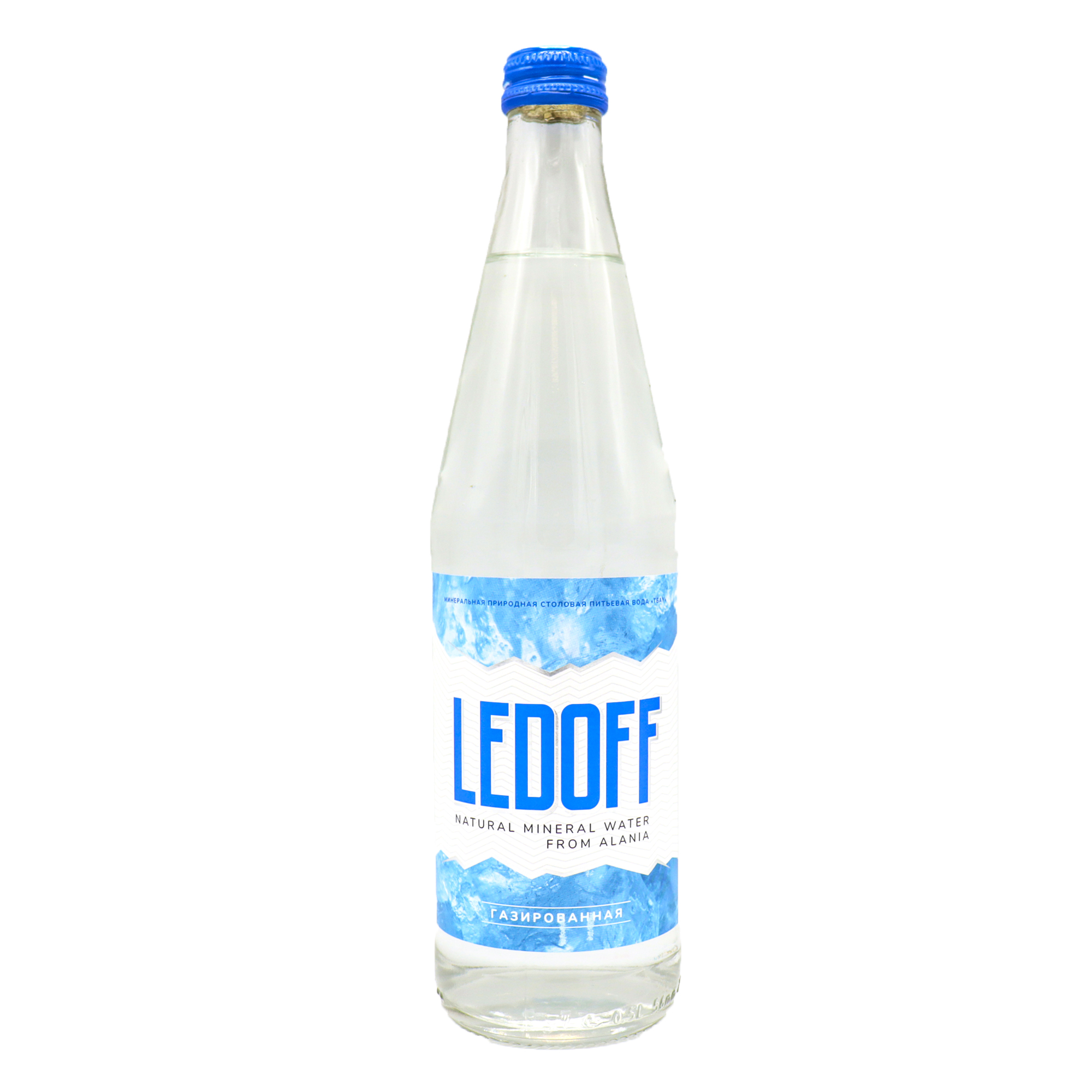 

Вода природная Ledoff питьевая газированная 0,5 л