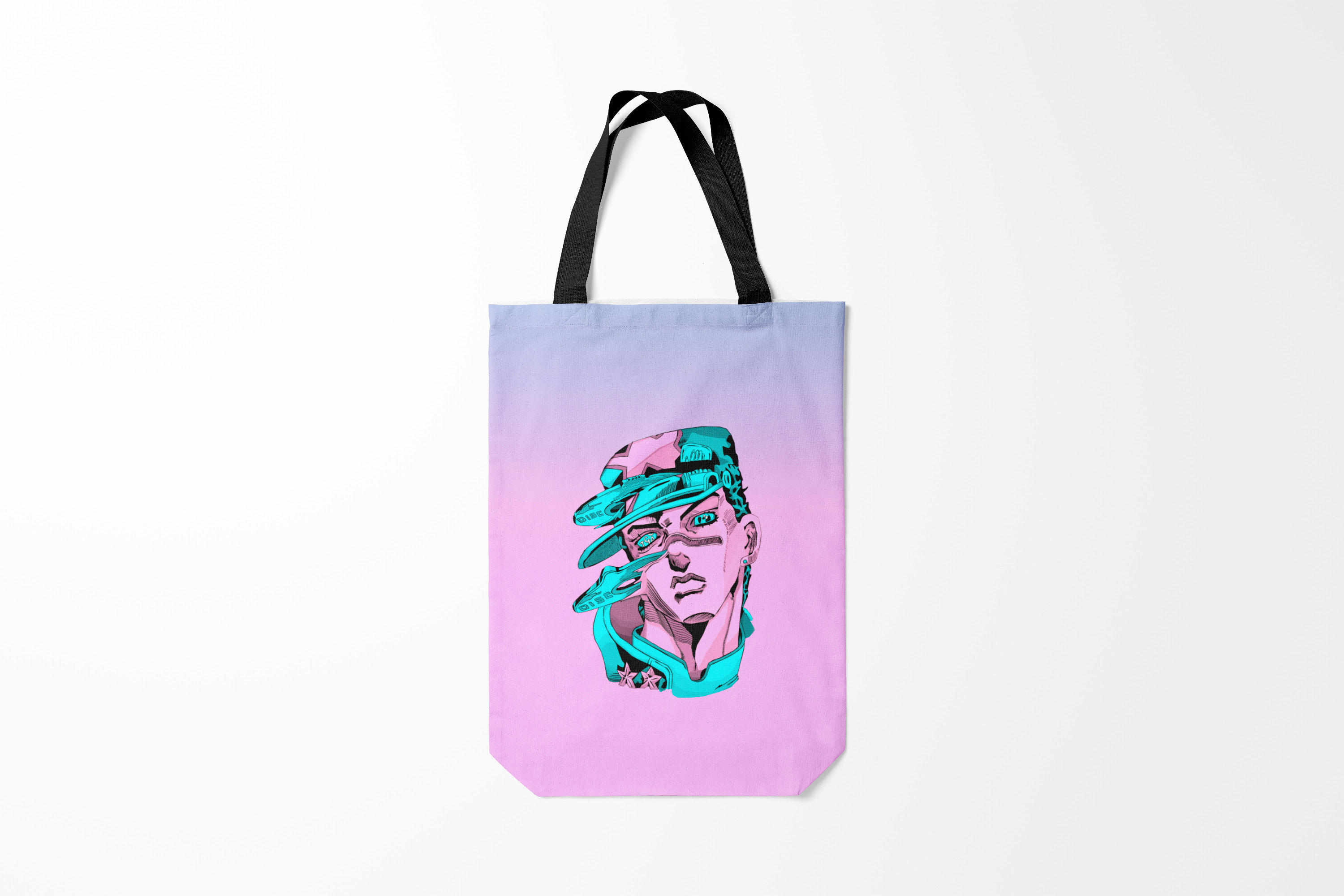 

Сумка шoппер унисекс Burnettie JoJo Bizarre Adventure Джо минимал, черный, JoJo Bizarre Adventure Джо минимал