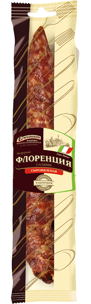 

Колбаса Егорьевская Фабрика Салями Флоренция сыровяленая 155 г