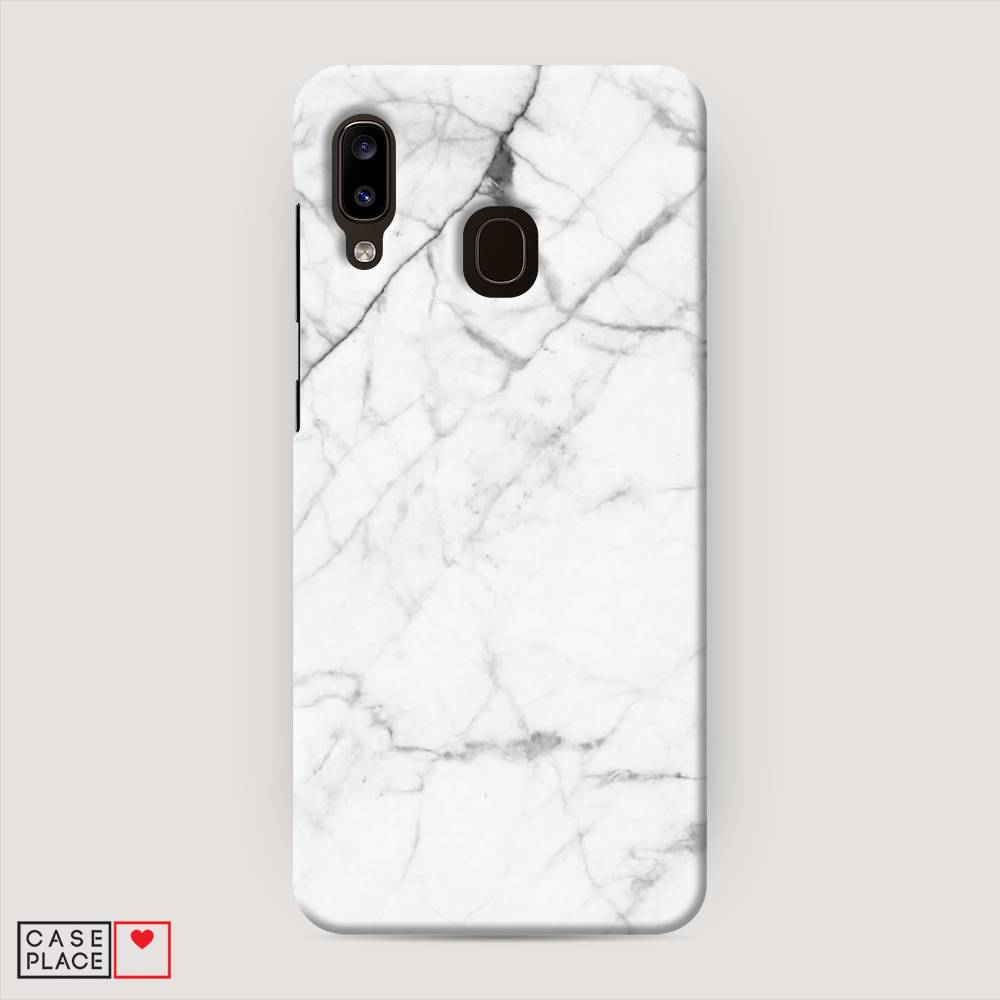 

Пластиковый чехол "Светлый мрамор" на Samsung Galaxy A20, 27620-2