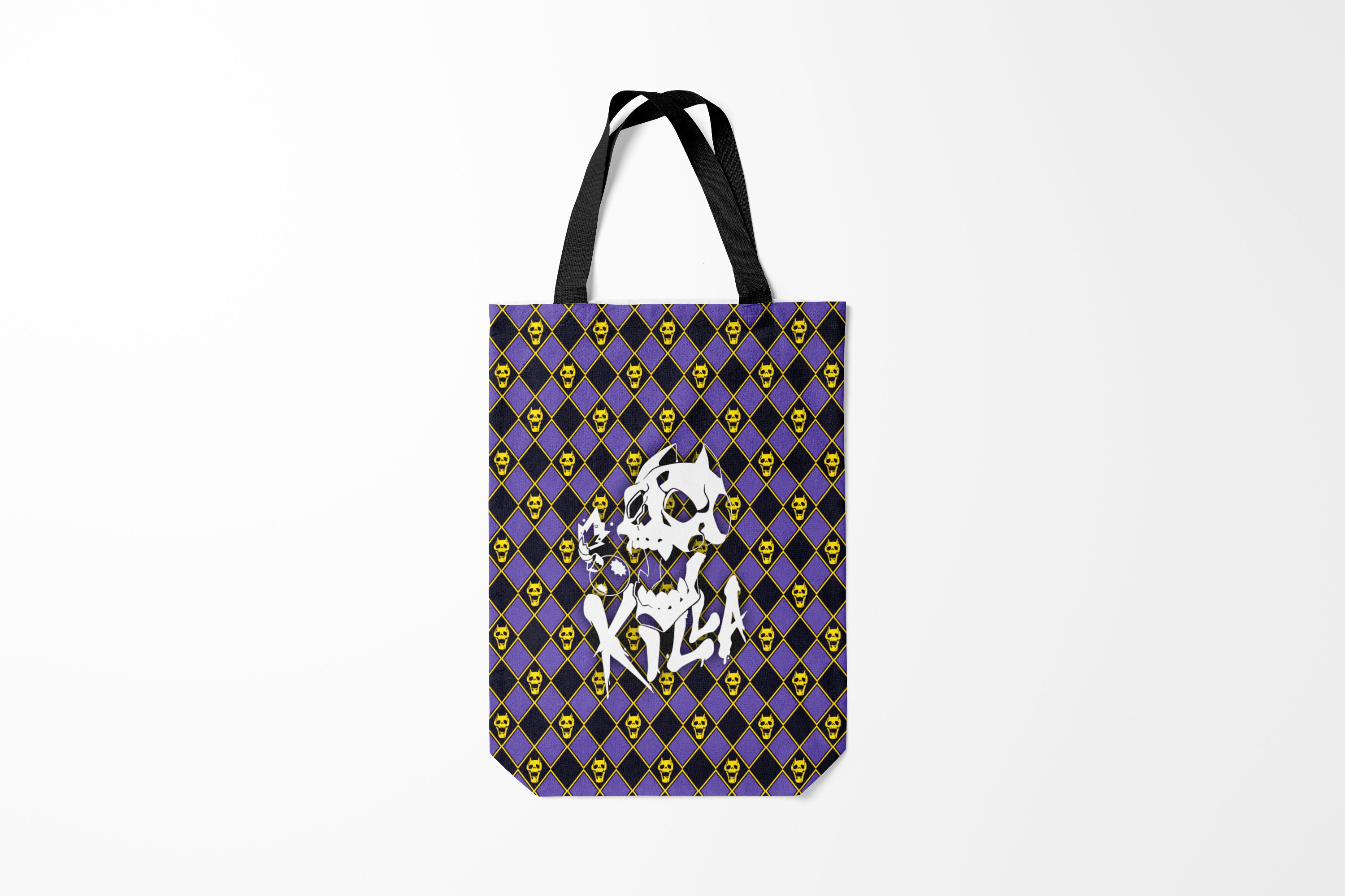 

Сумка шoппер унисекс Burnettie JoJo Bizarre Adventure Joseph Joestar, черный, JoJo Bizarre Adventure Joseph Joestar