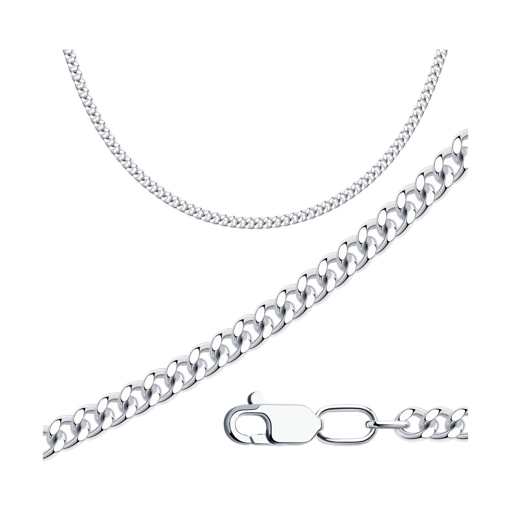 

Цепочка из серебра 70 см SOKOLOV 968021006, 968021006