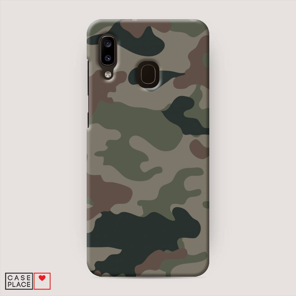 фото Пластиковый чехол "камуфляж 1" на samsung galaxy a30 awog