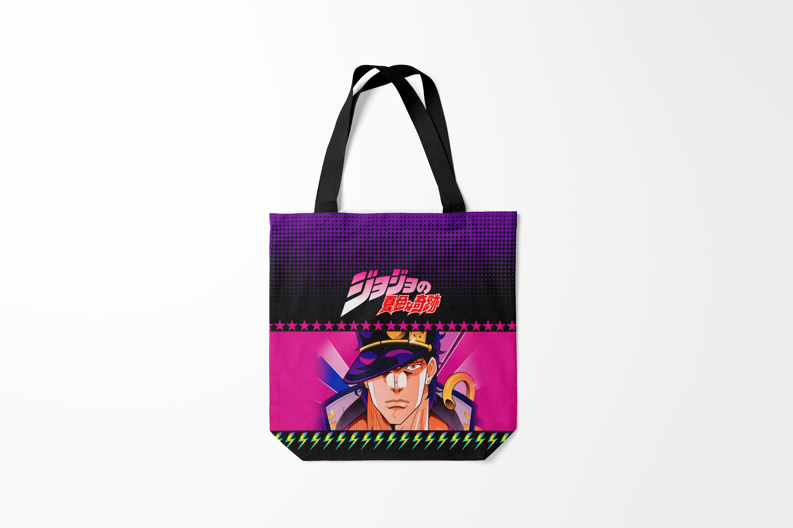 

Сумка шoппер унисекс Burnettie JoJo Bizarre Adventure, черный, JoJo Bizarre Adventure