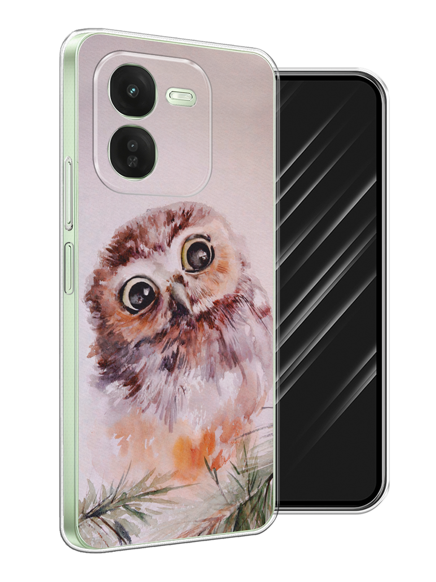

Чехол Awog на Vivo iQOO Z9X "Сова на розовом", Розовый;коричневый, 2612250-1