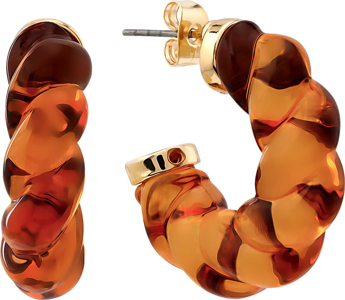 

Серьги конго из латуни Nouvelle mode E-1108-01-B, E-1108-01-B