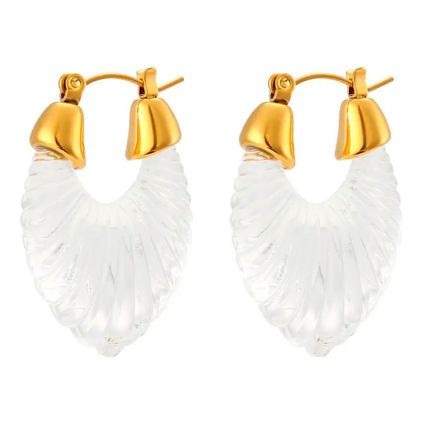 

Серьги из латуни Nouvelle mode E-106-06-W, E-106-06-W