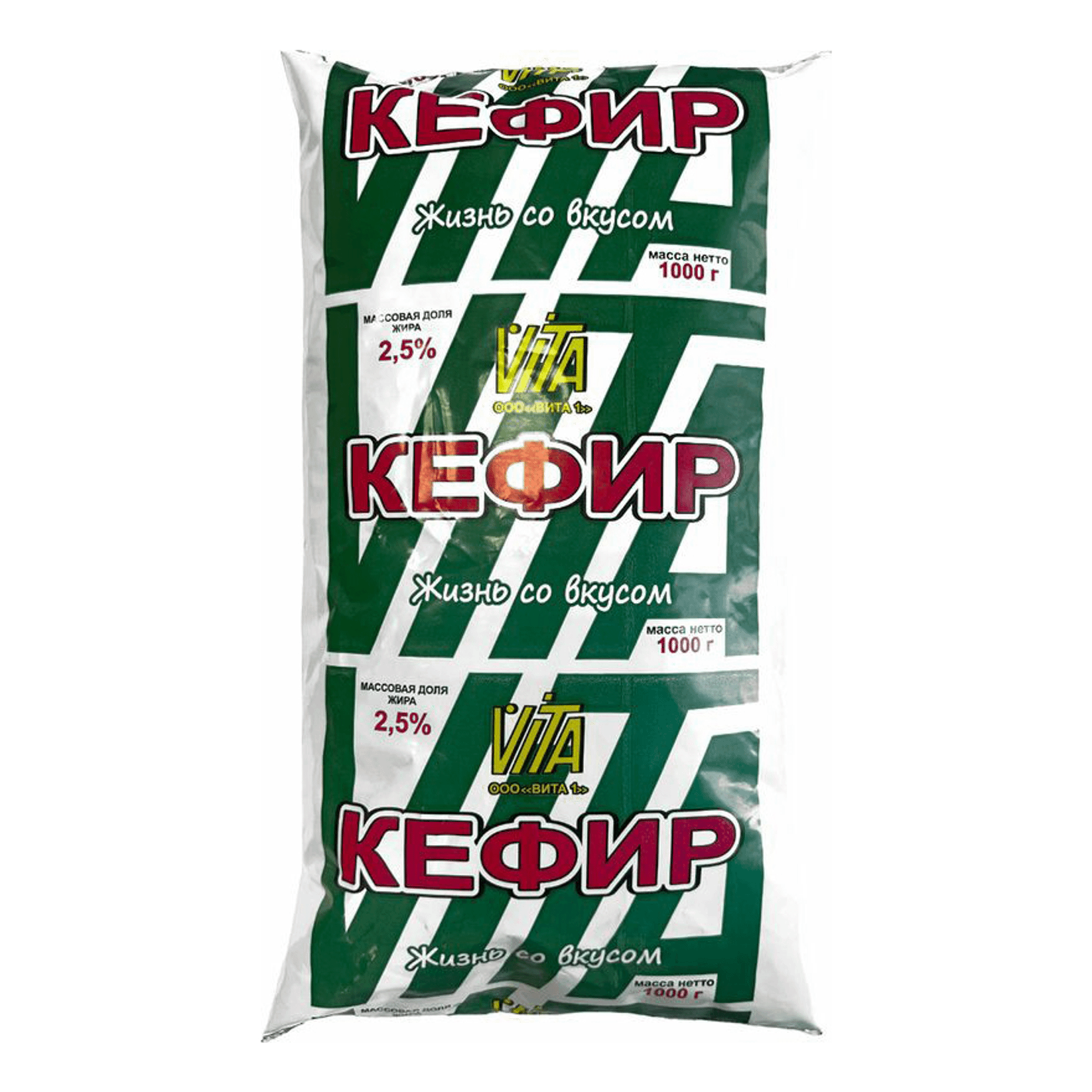 

Кефир Vita 2,5% БЗМЖ 1 кг