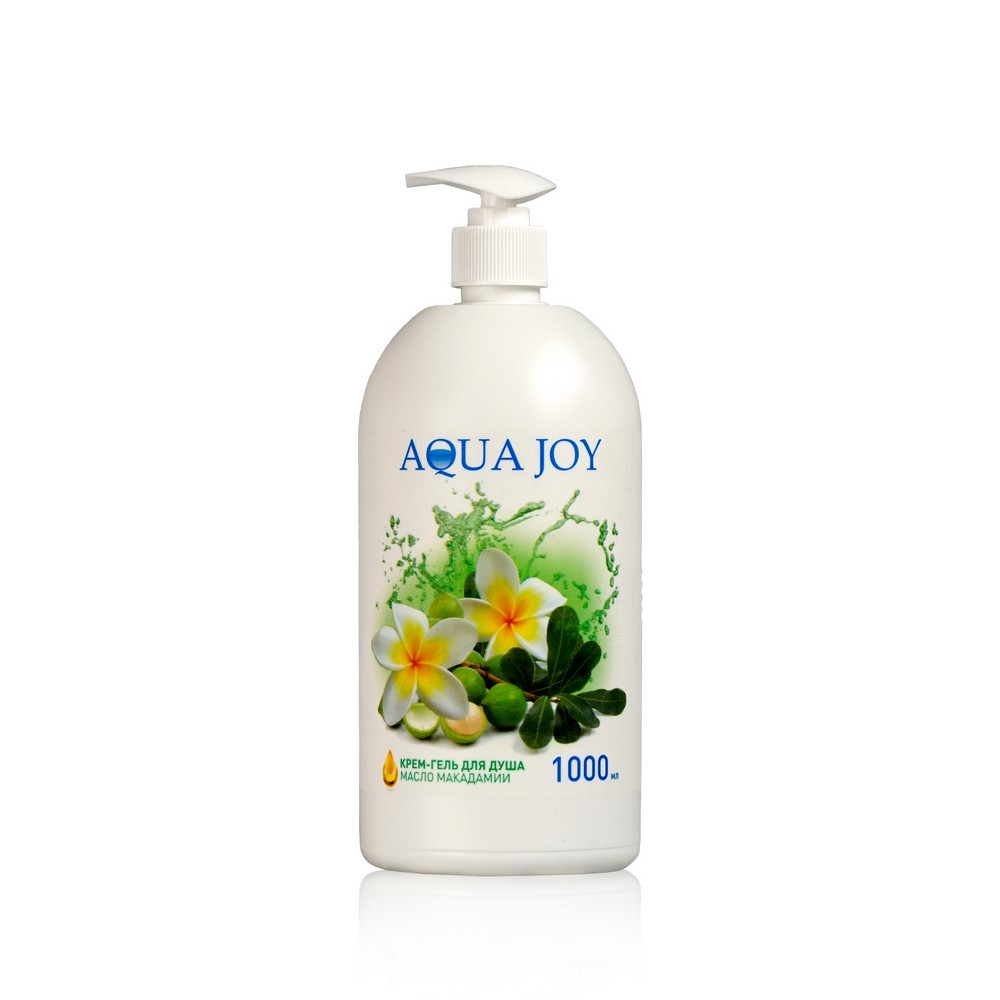 

Крем - гель Aqua Joy для душа масло макадамии 1000мл