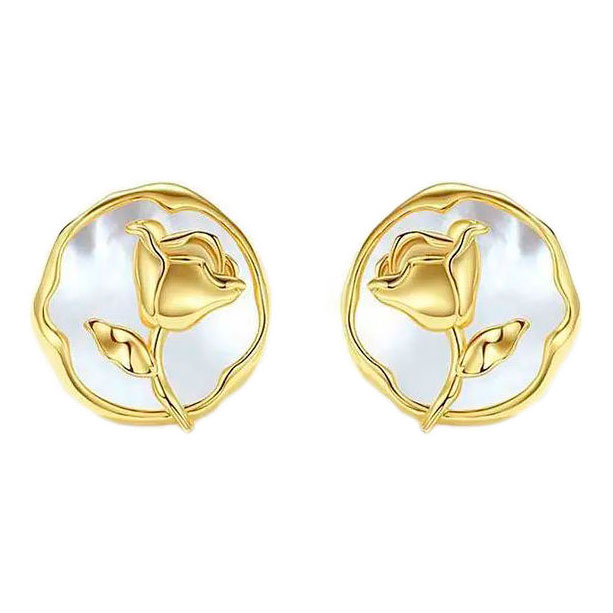 

Серьги из меди Nouvelle mode E-010-W, перламутр, E-010-W
