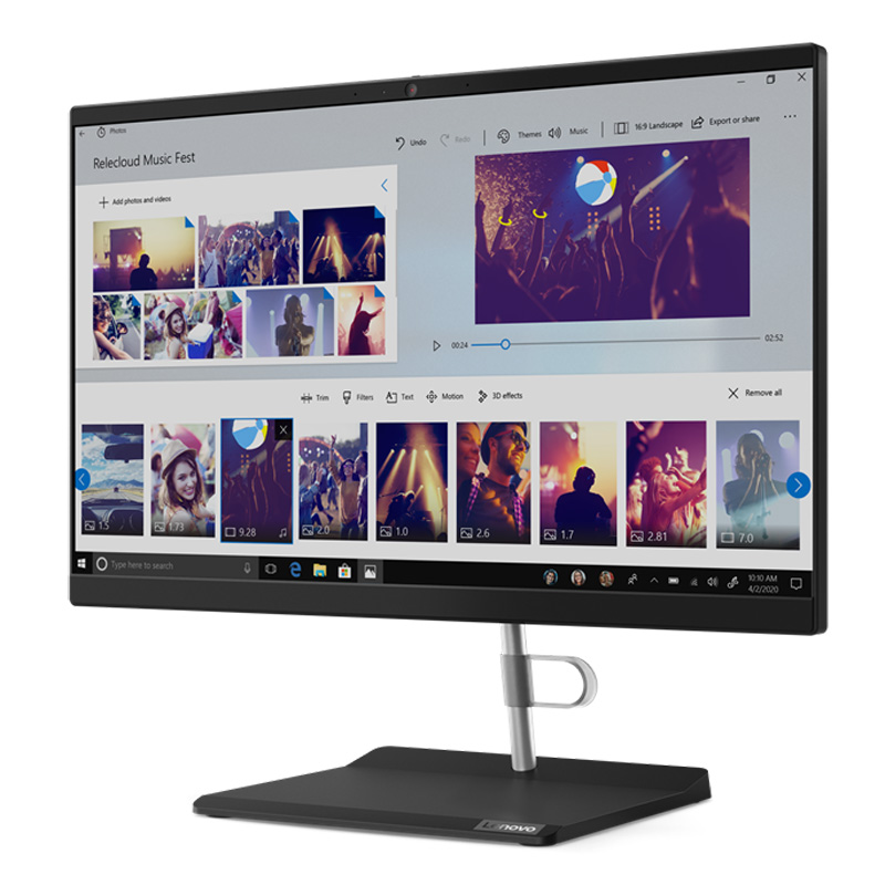 фото Моноблок lenovo v50a-24imb black (11fj00bkru)