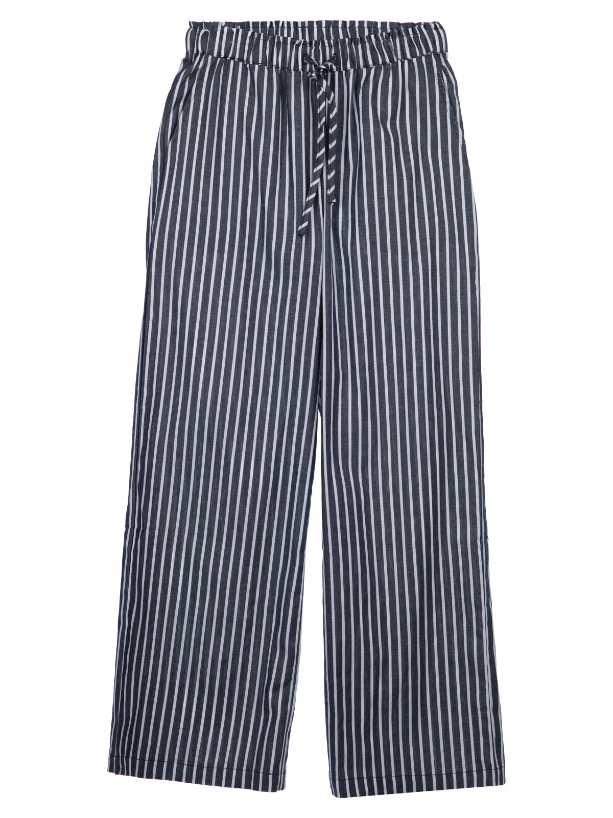 

Брюки детские PlayToday 12421614, тёмно-синий; белый, 146, 12421614