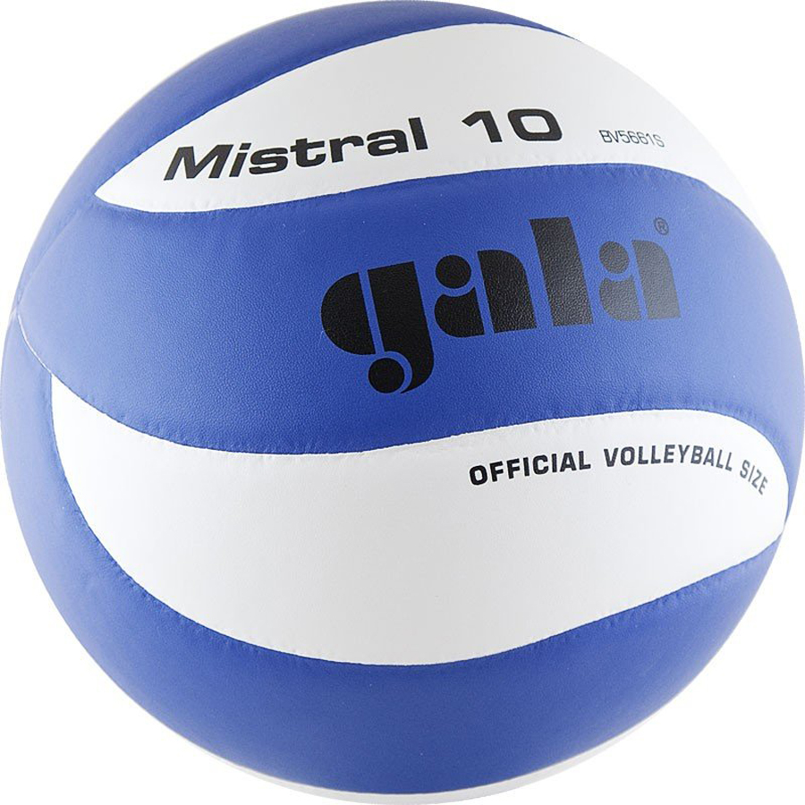 фото Волейбольный мяч gala mistral № 5 белый/синий