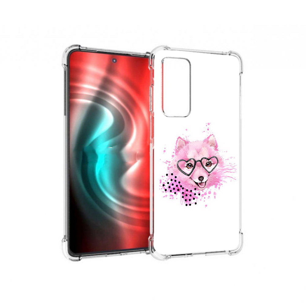 

Чехол MyPads Tocco для Motorola 20 розовый волченок (PT227072.363.585), Прозрачный, Tocco