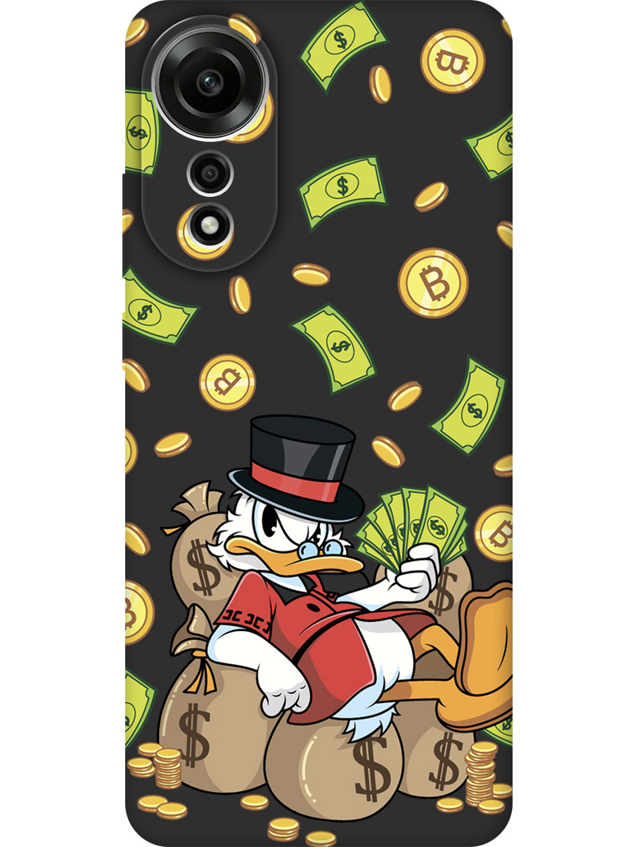 

Силиконовый чехол на Oppo A78 4G с принтом "Богатый Скрудж" матовый черный, Черный;прозрачный;белый;зеленый, 782630071