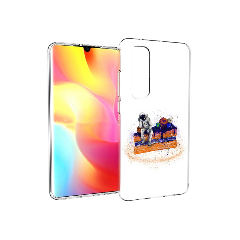 

Чехол MyPads Tocco для Xiaomi Mi Note 10 Lite торт с планетами (PT149714.254.648), Прозрачный, Tocco