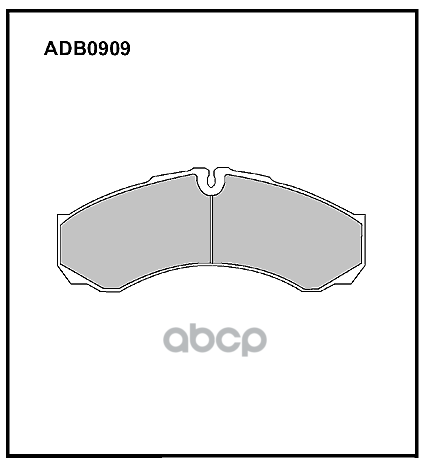 

Тормозные колодки ALLIED NIPPON дисковые ADB0909HD