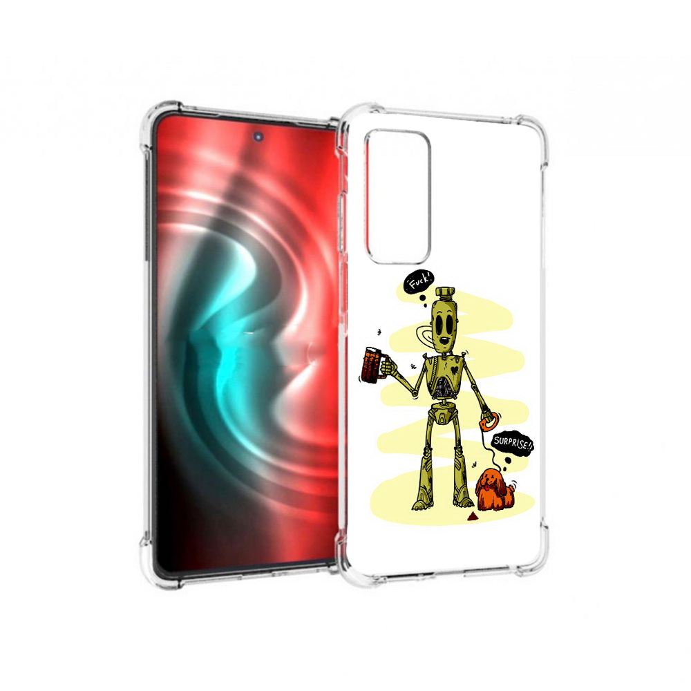 

Чехол MyPads Tocco для Motorola 20 прикольный робот (PT227072.363.557), Прозрачный, Tocco