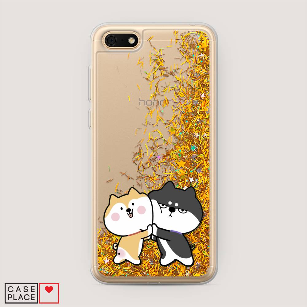 

Чехол Awog на Huawei Y5 2018 "Обнимашки акита", Бежевый, 65990-1