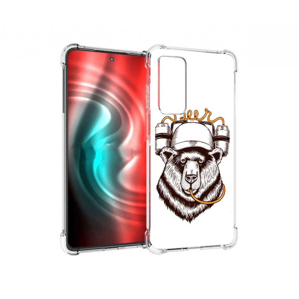 Чехол MyPads Tocco для Motorola 20 пивной медведь (PT227072.363.538)