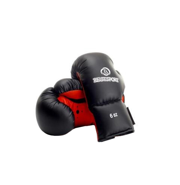 

Боксерские перчатки Best Sport BS-бп1т черный/красный 6 oz