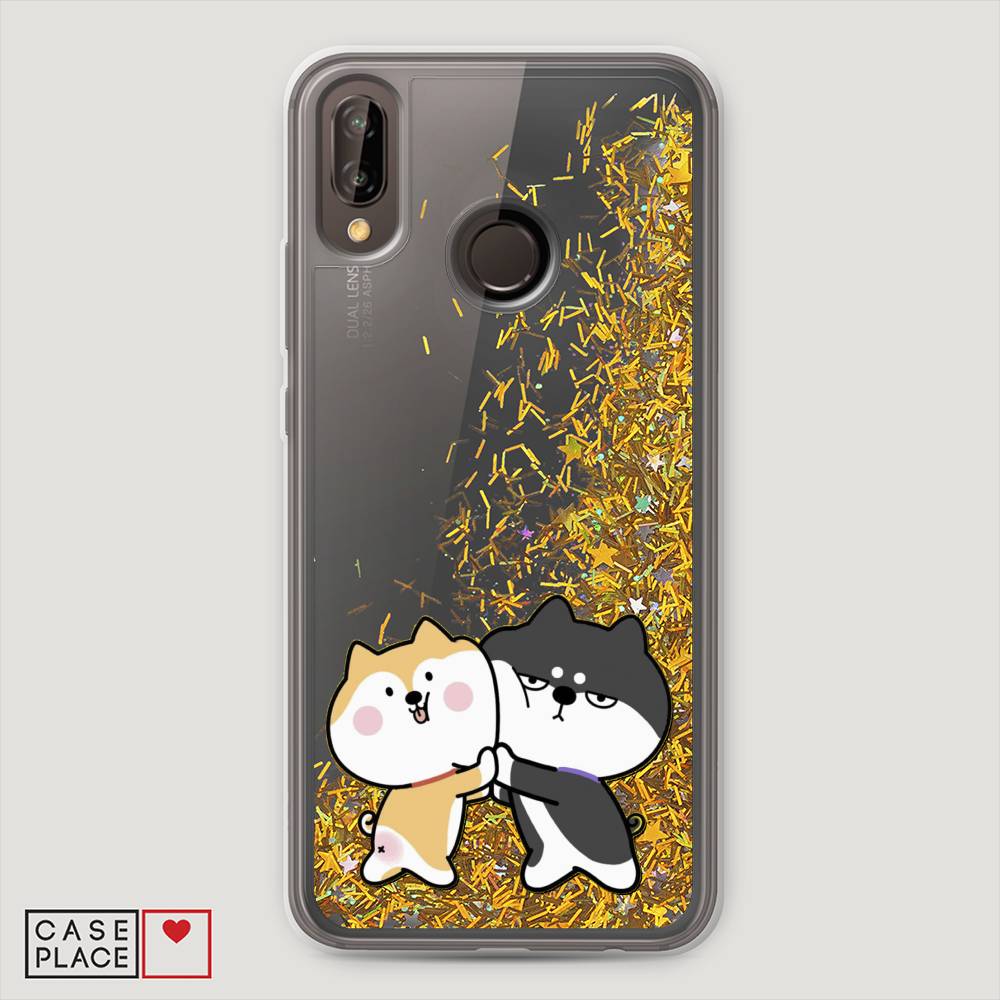 

Чехол Awog "Обнимашки акита" для Huawei Nova 3E, 65690-1