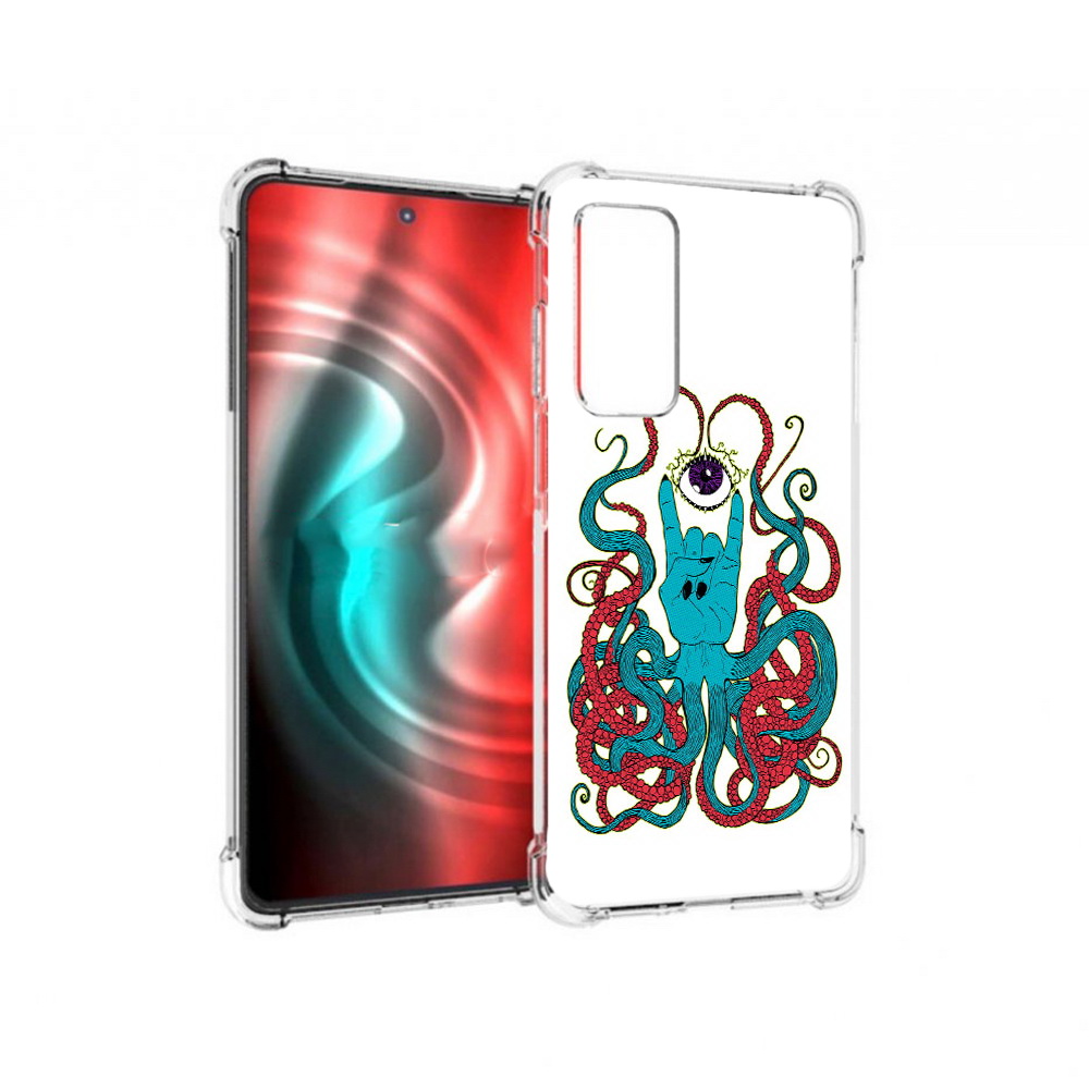 

Чехол MyPads Tocco для Motorola 20 осьминог-рука абстракция (PT227072.363.530), Прозрачный, Tocco