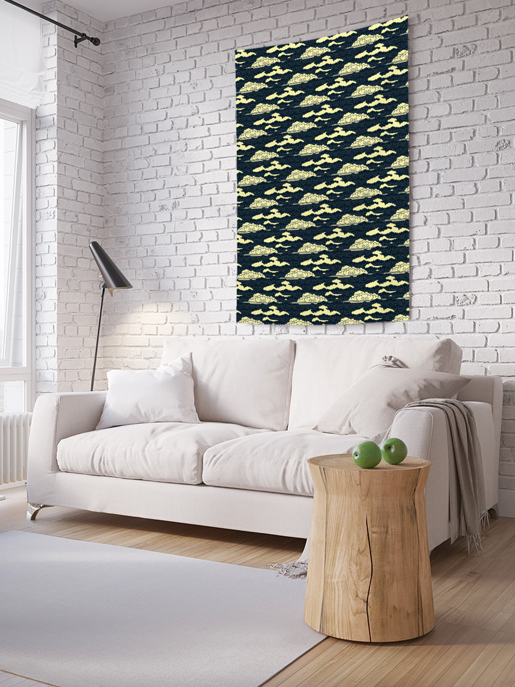 

Вертикальное фотопанно на стену JoyArty Ночные облака 150x200 см, Ночные облака