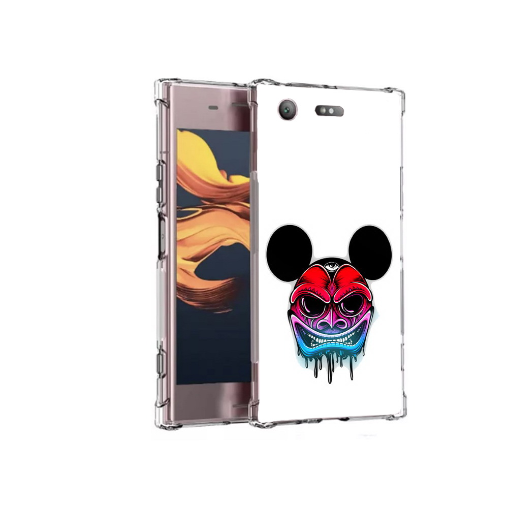 

Чехол MyPads Tocco для Sony Xperia XZ1 Compact микки в маске (PT91855.237.473), Прозрачный, Tocco