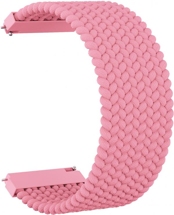 фото Ремешок нейлоновый braid 22 для huawei watch 2 pro (155 мм) (розовый) gsmin