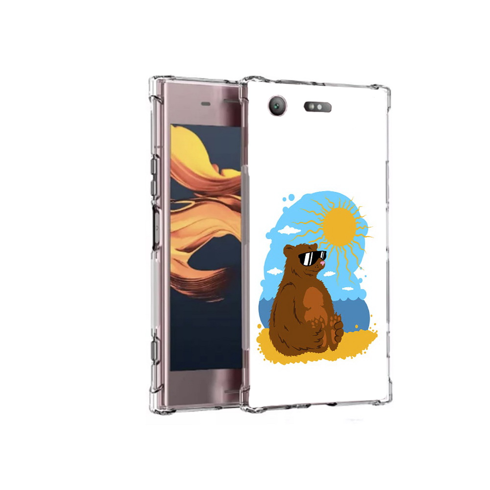

Чехол MyPads Tocco для Sony Xperia XZ1 Compact медведь на чиле (PT91855.237.468), Прозрачный, Tocco