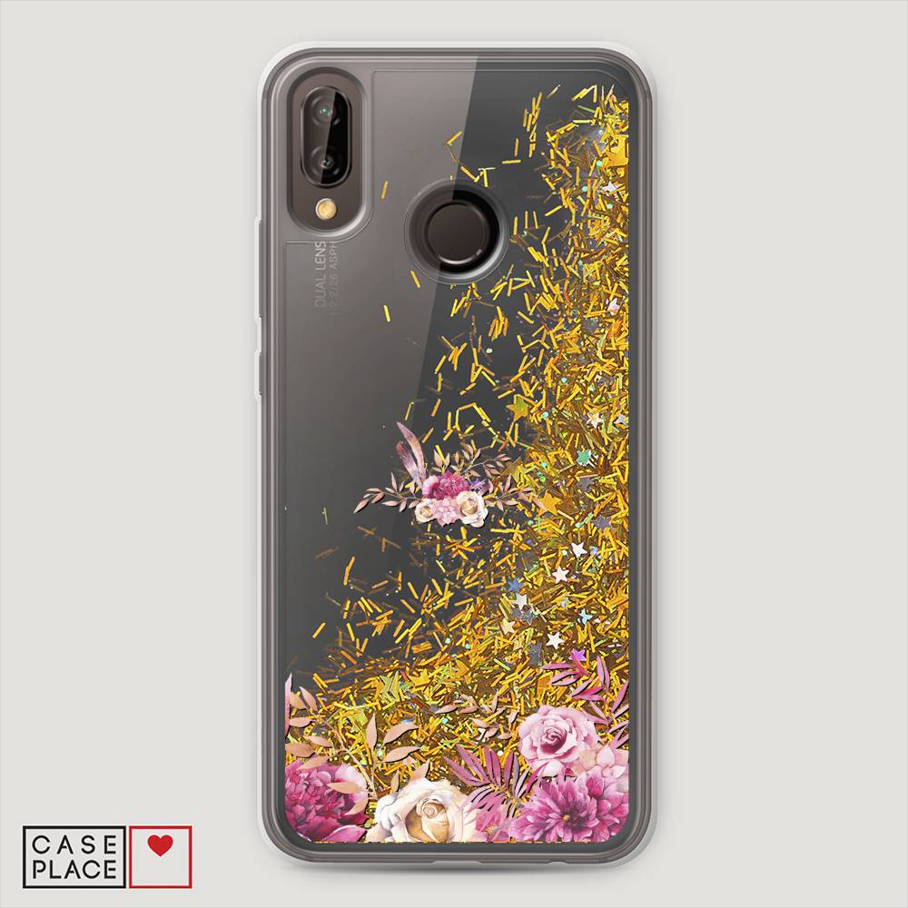 фото Чехол awog "нежные розовые цветы" для huawei nova 3e