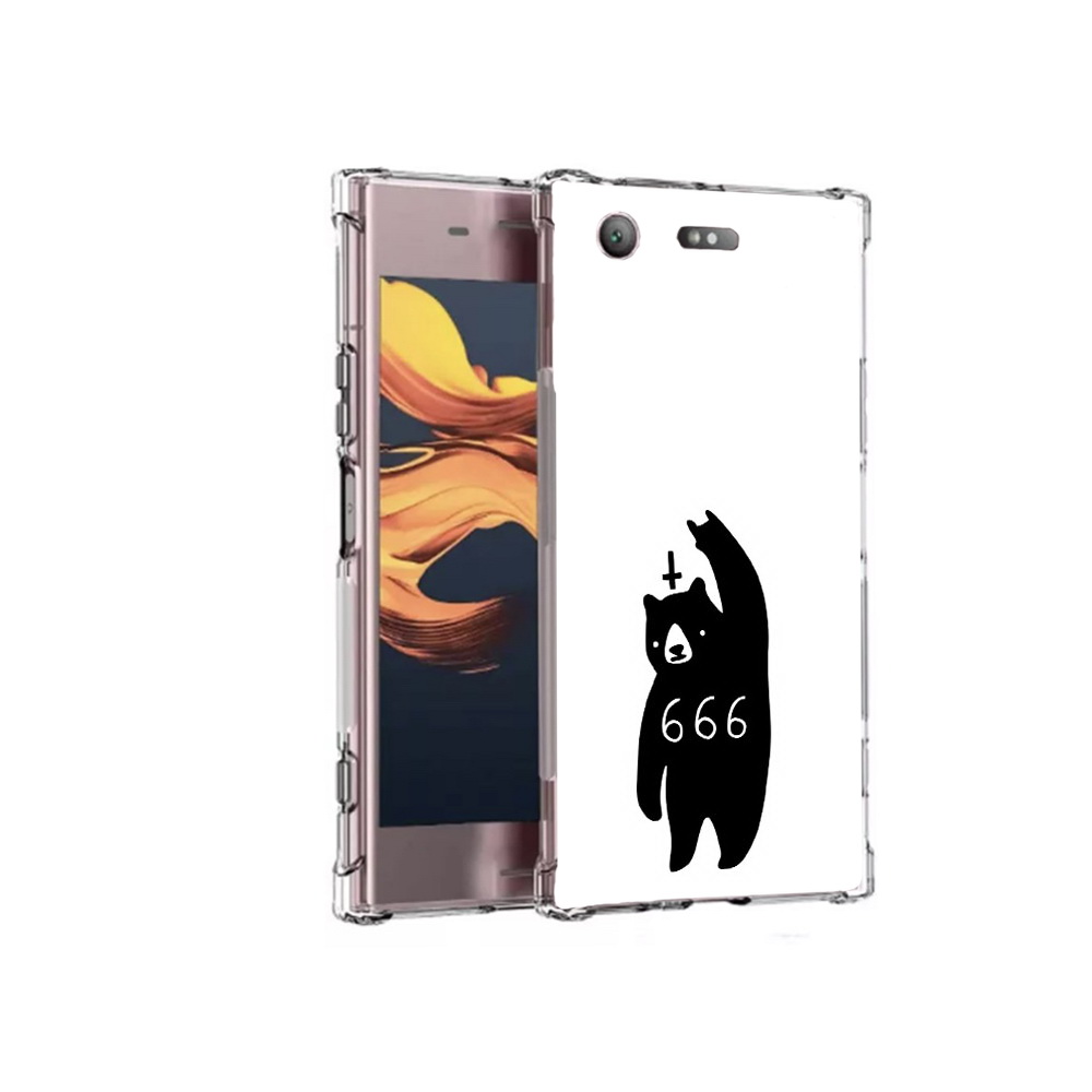 

Чехол MyPads Tocco для Sony Xperia XZ1 Compact медведь 666 (PT91855.237.462), Прозрачный, Tocco