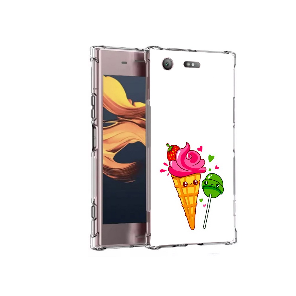 

Чехол MyPads Tocco для Sony Xperia XZ1 Compact Вкусняшки (PT91855.237.45), Прозрачный, Tocco