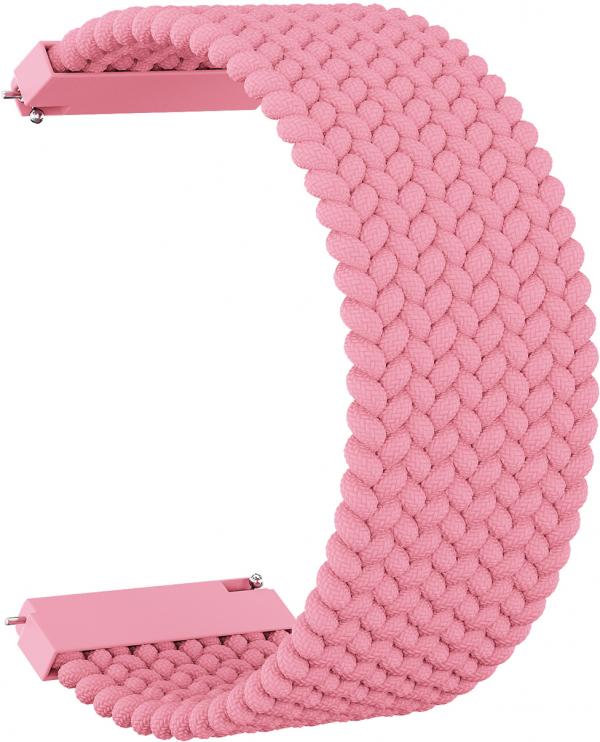 

Ремешок нейлоновый Braid 22 для Amazfit Verge (155 мм) (Розовый)